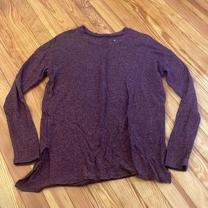 American Eagle maroon long sleeve super soft